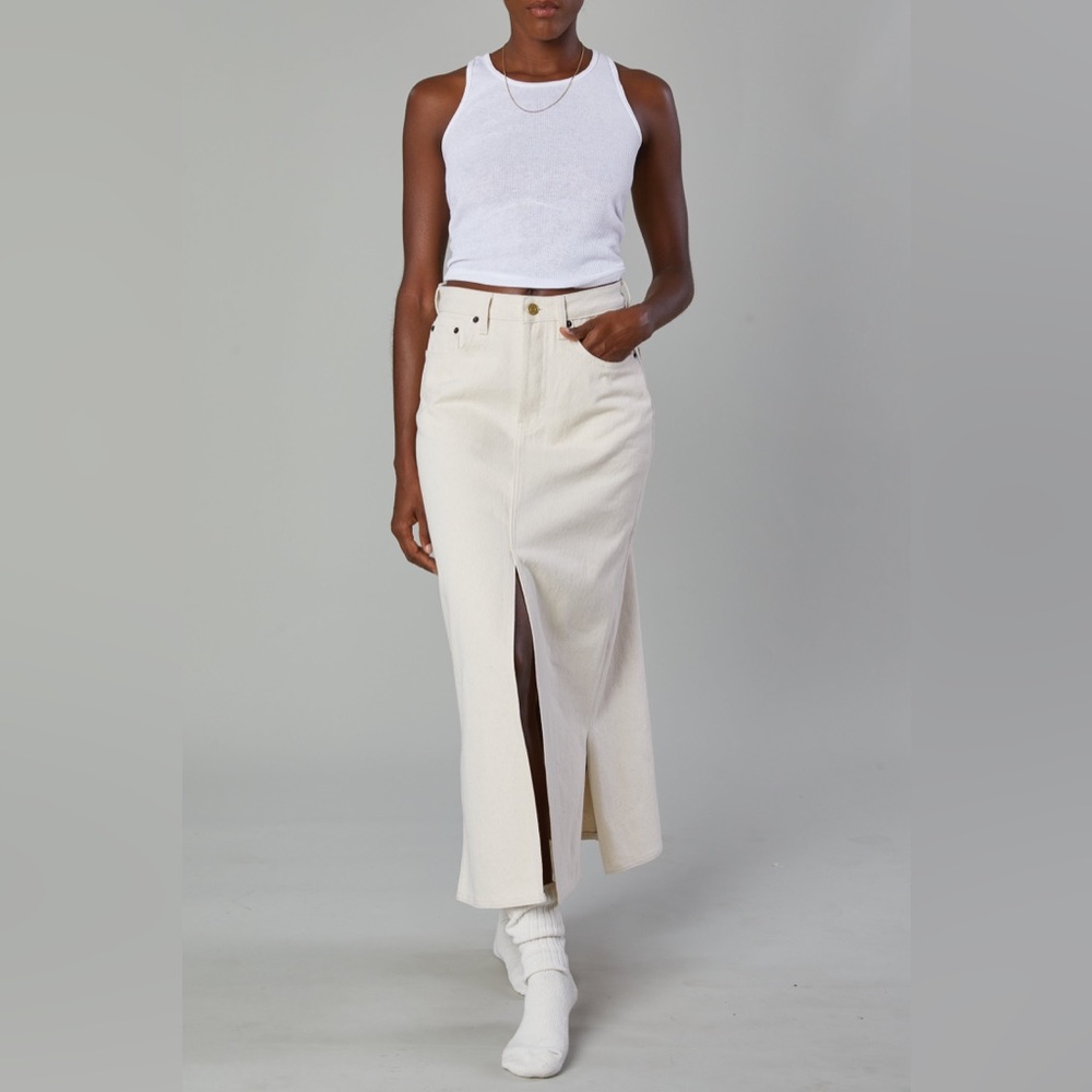 Still Here New York Panama skirt in Bone - size 29 (US 8)